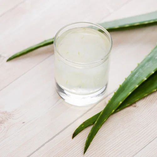 Transparent Fresh Aloe Vera Juice