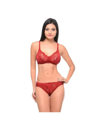 Daily Wear Regular Fit Skin-Friendly Plain Cotton Non-Padded Ladies Bra Panty Set