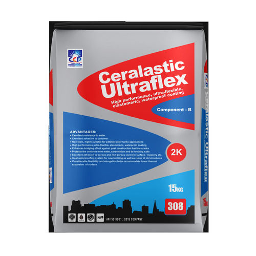 Elastomeric Waterproof Coating Ceralastic Ultraflex 15 KG Pack