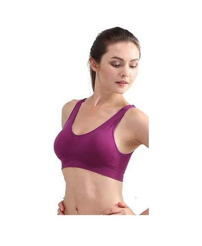Ladies Plain Sports Bra