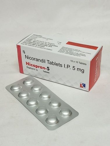 Nicorandil 5MG Tablets 10x10 Tablets Pack