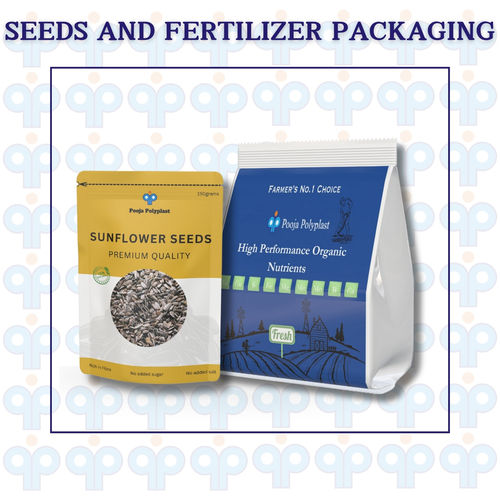 Prevent Leakage Seeds And Fertilizers Packaging Pouches