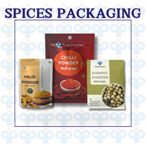 Moisture Proof Printed Spices Packaging Bags