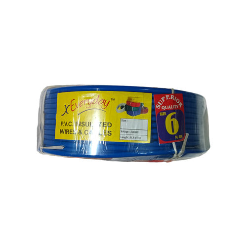 Flexible Domestic Use Xeveryday 7/20 PVC Insulated Wire 6.00Sqmm 50Yard