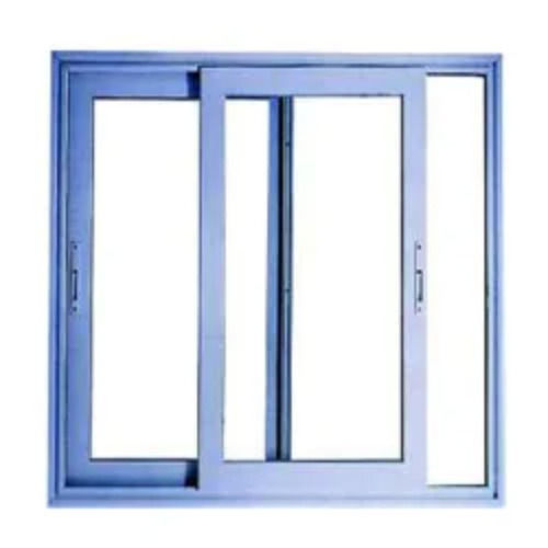 Polished Plain aluminium sliding window