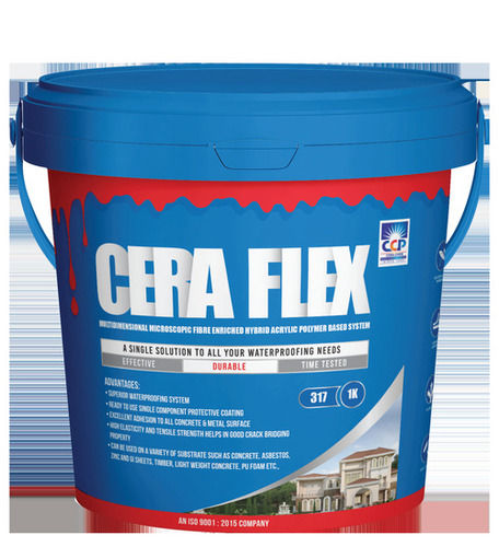 Acrylic Polymer Based Waterproofing System Cera Flex Bucket Pack