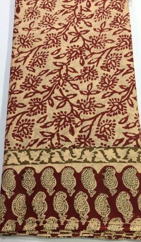 Fancy Cotton in Hand Block Print Saree