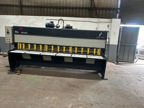 Hydraulic Plate Shearing Machine - Metal Body, Grey & Black Finish | New Condition, Very Good Quality, Durable, 1-Year Warranty, Automatic, CNC-Controlled, Frequency Speed Control