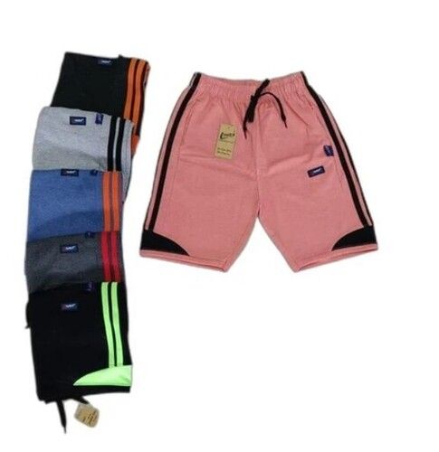 Multi Color Plain Pattern Regular Fit Mens Short