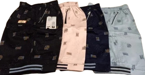 Mens Satin Printed Bermudas - Elastic Waist, Multi Color, Printed Pattern | Casual Wear for Men, Machine Washable, Available in All Sizes