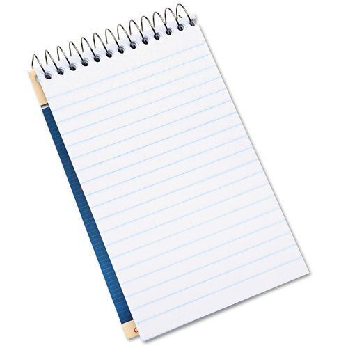 Scribbling Pads - Paper, Rectangular Shape | Crystal Clear White Pages, Easy to Carry, Quality Tested, Timely Delivery