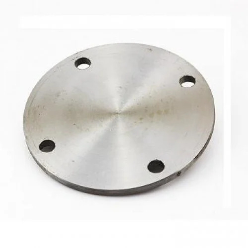 Stainless Steel Dummy Flanges - High Strength, Corrosion Resistant | Silver, Round Shape, Highly Pure, Durable Material