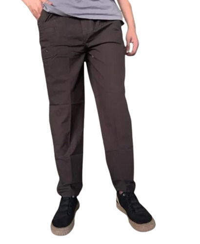 Mens Cotton Drill Baggy Fit Cargo Pant For Party Wear