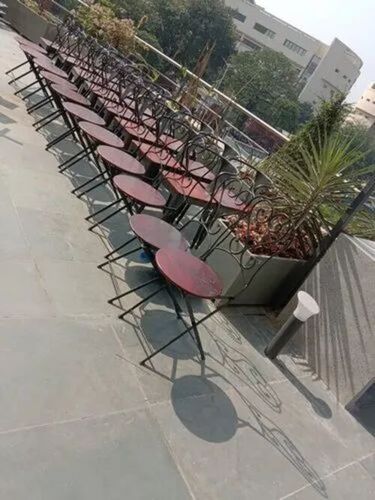 Metal chairs for outdoor