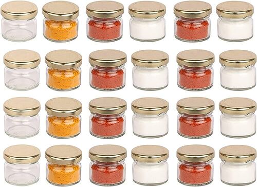 Eco Friendly Transparent Small Glass Storage Jars