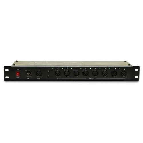 Robust Design DMX Splitter 8 Way DMX512 Signal Distributor 8 Channel Splitter