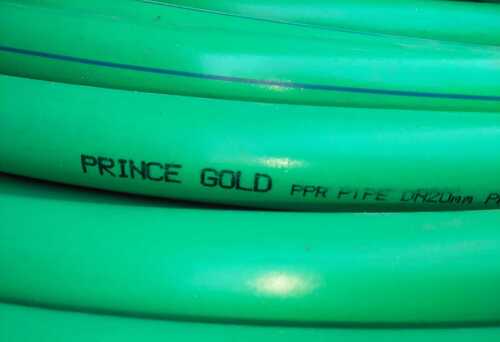 Green Round PPR Pipes for Water Treatment Plant