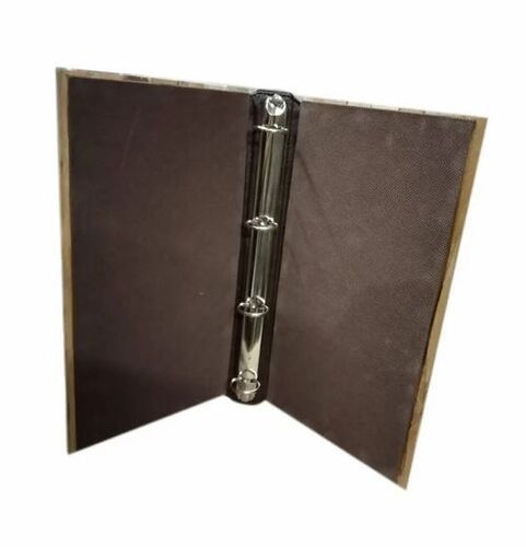 Plain Brown Leather Folder