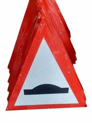 Speed Breaker Triangle Radiation Warning Sign Boards