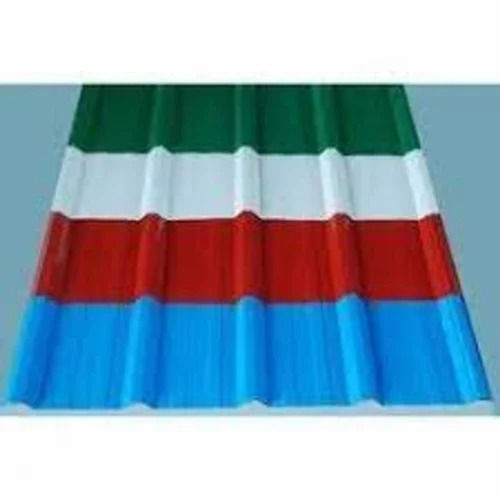 Rectangular Multicolor 5 mm Fibre Roofing Sheet