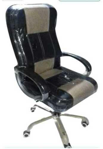 Polished Metal Mesh Office Chair