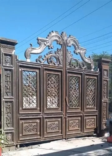 Cast Iron Polished Finished Entry Gate