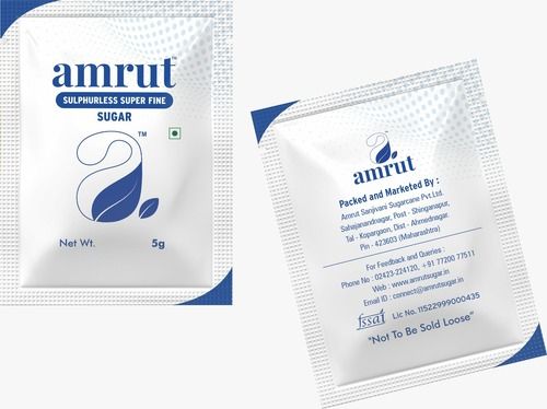 Hygienically Packed Sulphurless Sugar Sachets