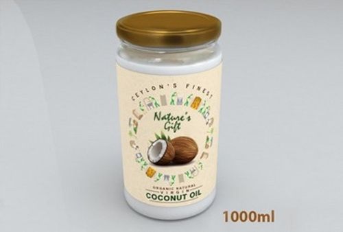 100% Natural and Pure Certified Organic Virgin Coconut Oil 1000ml