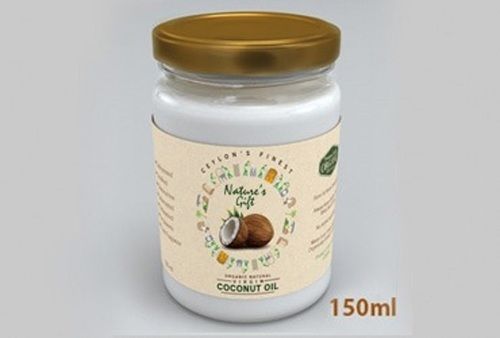 100% Natural and Pure Virgin Coconut Oil 150ml