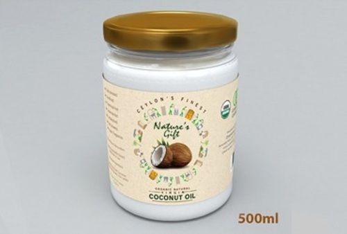 100% Natural and Pure Certified Organic Virgin Coconut Oil 500ml