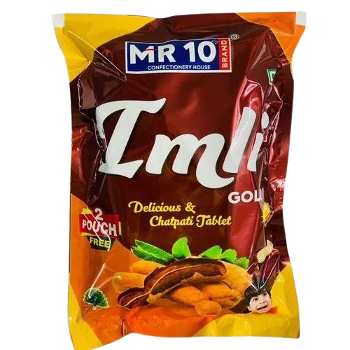 Imli Candy - Round Pouch Eggless 225g Weight FSSAI Approved Sour Flavor 6-Month Shelf Life