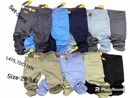Men's Denim Jeans - Regular Fit, Stretchable, Zipper Fly, 1 Coin Pocket, 2 Side & 2 Back Pockets | Reversible, Breathable, Quick Dry, Machine Washable