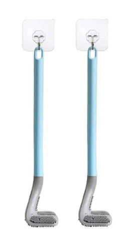 L Shape Soft Silicone Bristles Golf Shape Toilet Brush