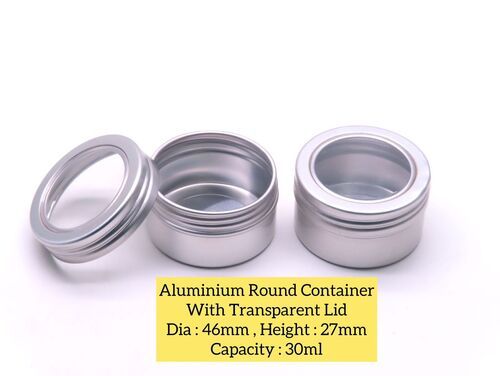 Aluminium Round Container