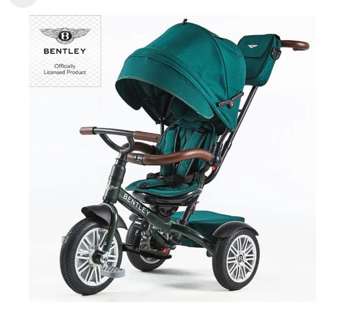 Bentley Continental Scroller Trike Spruce Green Sport Stroller Tricycle 6in1