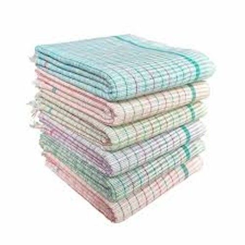 Rectangular Skin-Friendly Water Absorbent Soft Touch Checked Cotton Gamcha