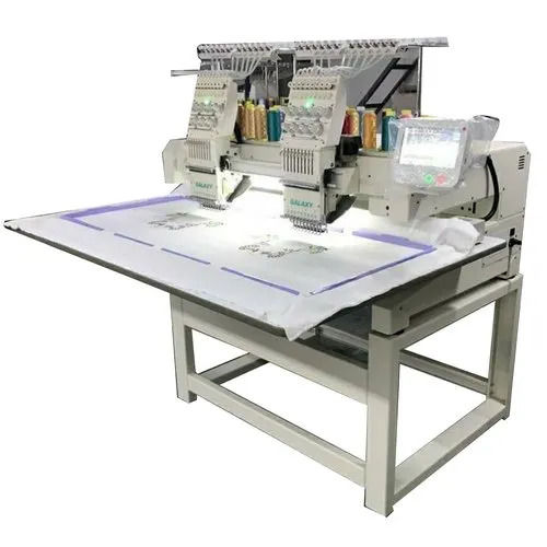 Double Head Computerized Embroidery Machine