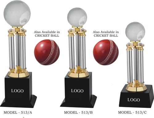 Golden Theme Cricket Trophies - Color: All Colors