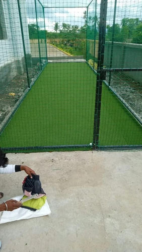 Green Color Cricket Practice Nets