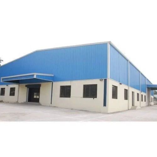 Waterproof Weather Resistant Rectangular Large Space Prefabricated Industrial Shed