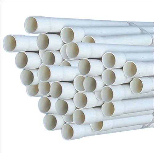 Rigid PVC Pipe - Premium Grade, 50mm Diameter , Seamless White Design for Water Supply, Irrigation, and Chemical Transportation