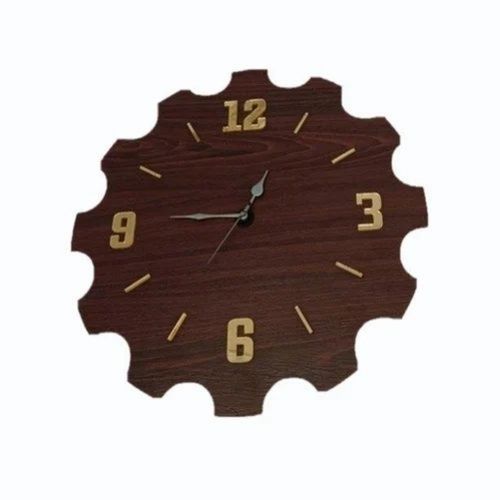 Silent Opearations And Light Weight Analog Wooden Wall Clock