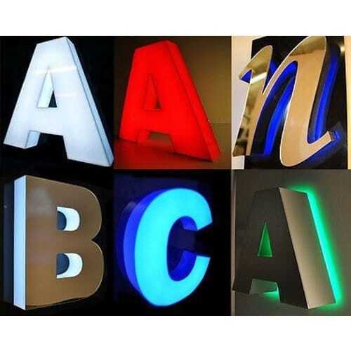 3D Acrylic Letters - High Strength, Lightweight Wall Mounted Design | Waterproof, Indoor & Outdoor Application, Available in Various Colors, Easy Care Instructions