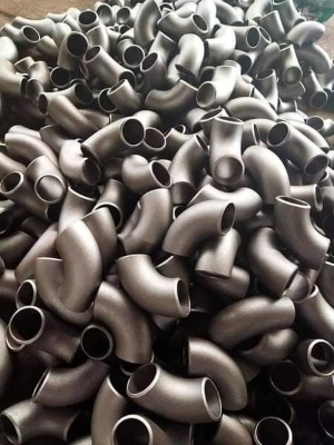 90 Degree Elbow - Mild Steel, Silver Color | Crack Proof, Fine Finishing for Home and Hotel Water Supply Use
