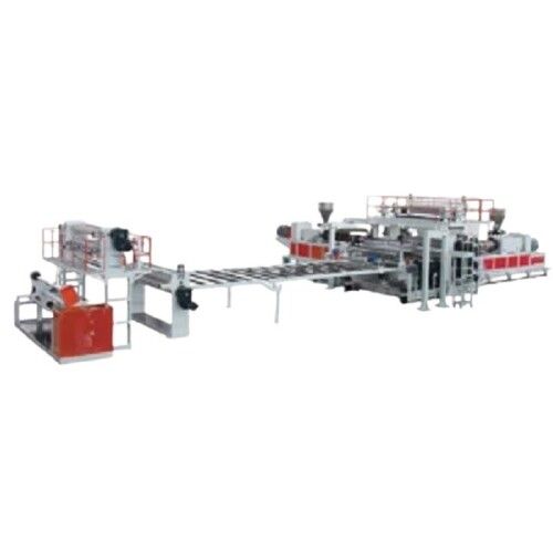 PVC Wide Floor Leather Rolls Computerized Extrusion Machine