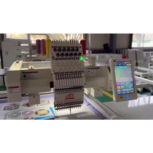 Single Needle Automatic Single Head Embroidery Machine