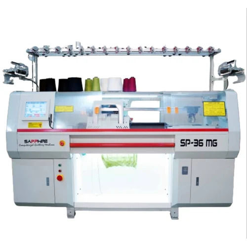 Automatic Computerized Flat Knitting Machine For T-Shirts And Shoe Upper