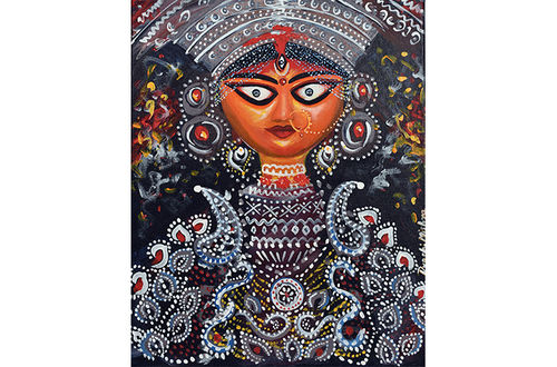 Canvas Maa Durga Painting