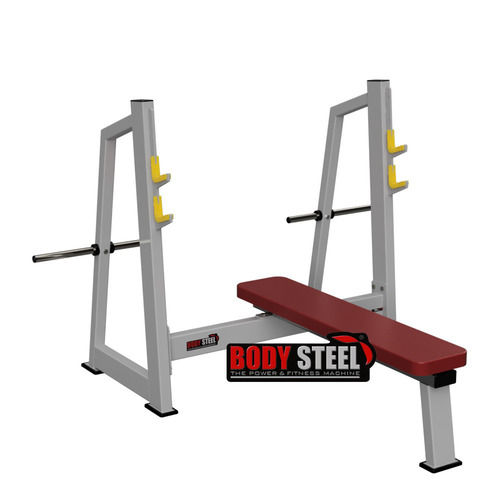 Flat Olympic Gym Bench for Multiple Exercise