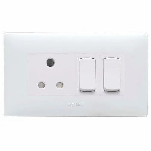 Wall Mounted Heat Resistant Shock Proof High Efficiency Electrical Legrand Modular Switches